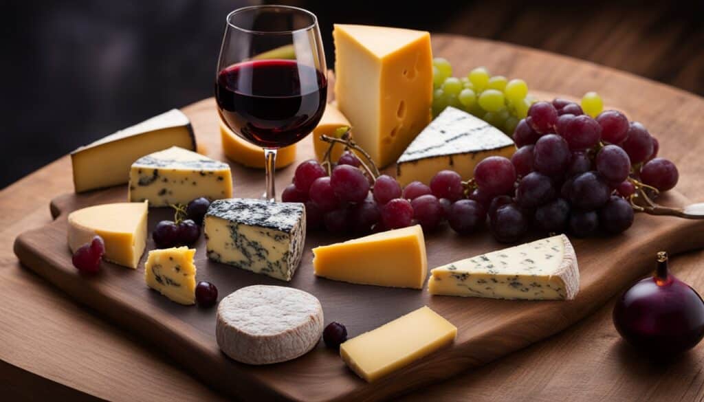 Cata de quesos y vinos tintos Cata de quesos y vinos tintos