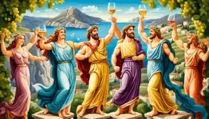 El vino en la cultura griega