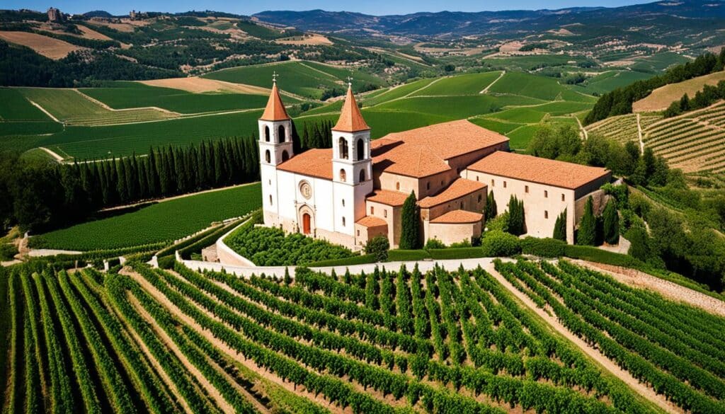 Elaboración de vinos en monasterios