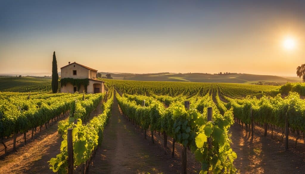 Viñedos de tempranillo