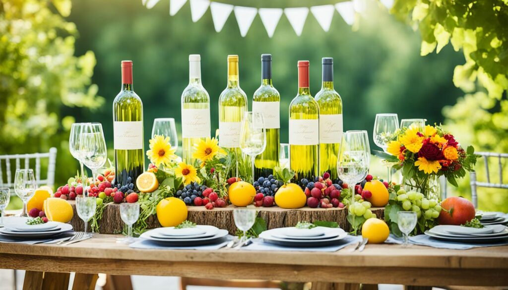 Vinos ideales para una boda en verano