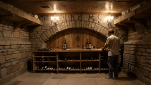 bodega de vinos de madera