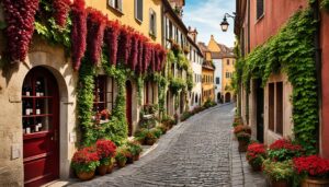 tradicion europea con pequeñas aperturas en las calles que ofrecen vino