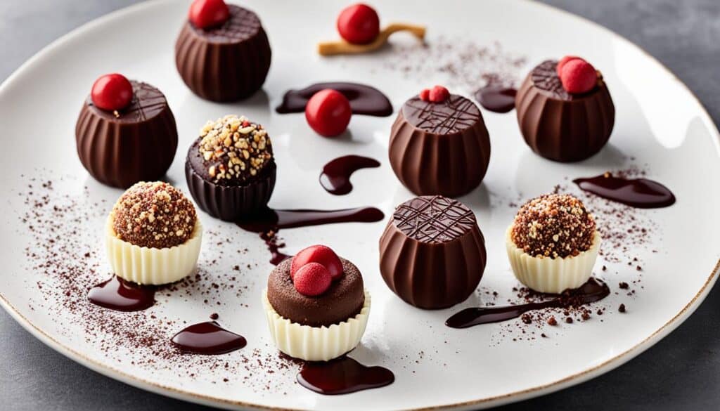 trufas y bombones de vino tinto trufas y bombones de vino tinto