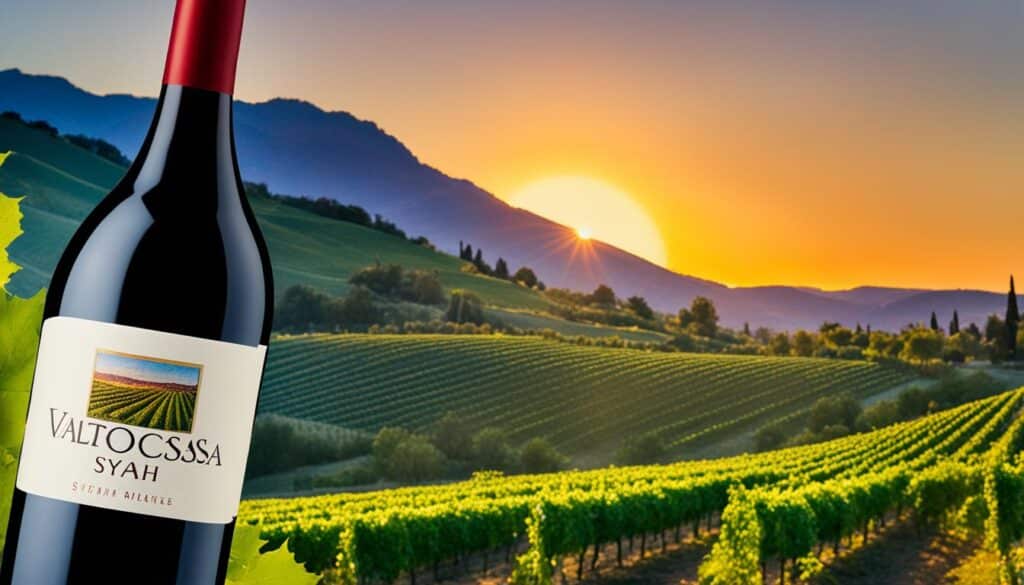 vino syrah valtosca