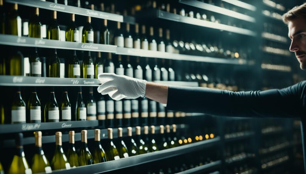 Almacenamiento de vino espumoso