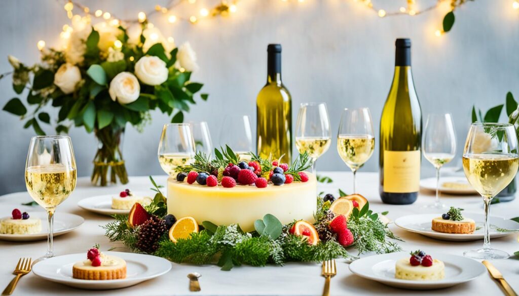 Maridaje de vinos blancos dulces