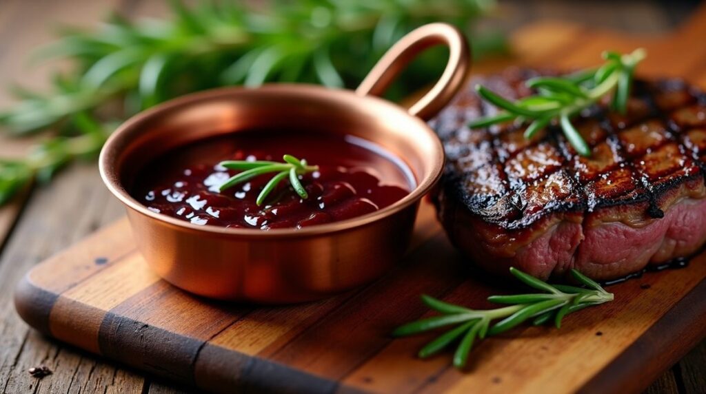 Salsa Malbec casera para carne