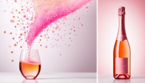 ¿Qué es un vino espumoso rosado?