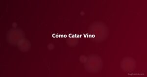 Cómo Catar Vino