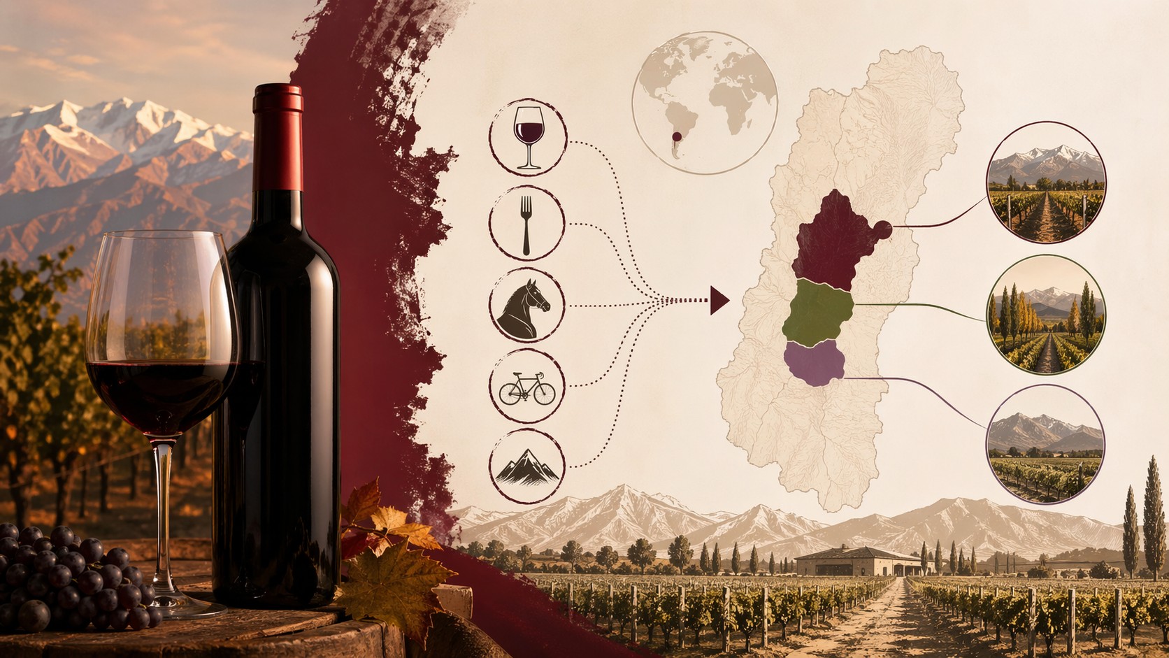 enoturismo mendoza diagrama explicativo
