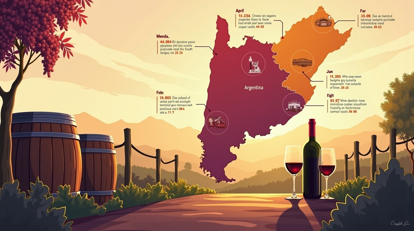 enoturismo vendimia argentina diagrama explicativo