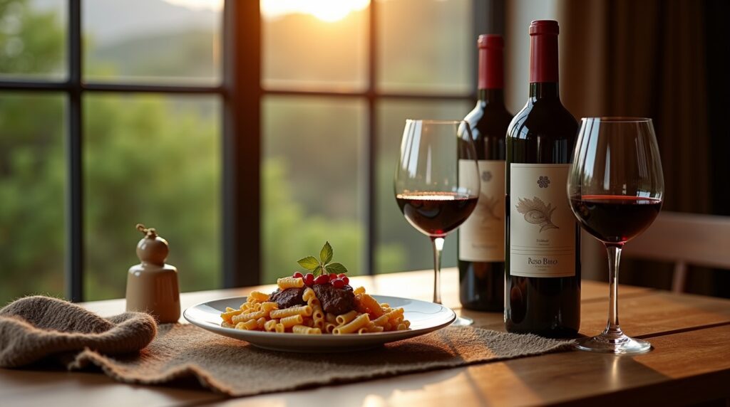 Malbec o Cabernet: guía de maridaje con comidas — ilustración
