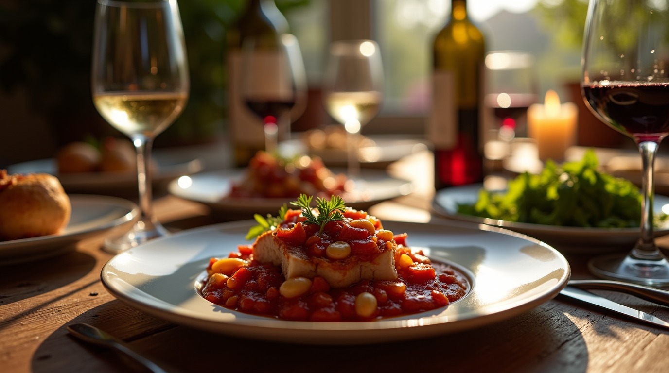 maridaje pasta ragu vino blanco diagrama explicativo