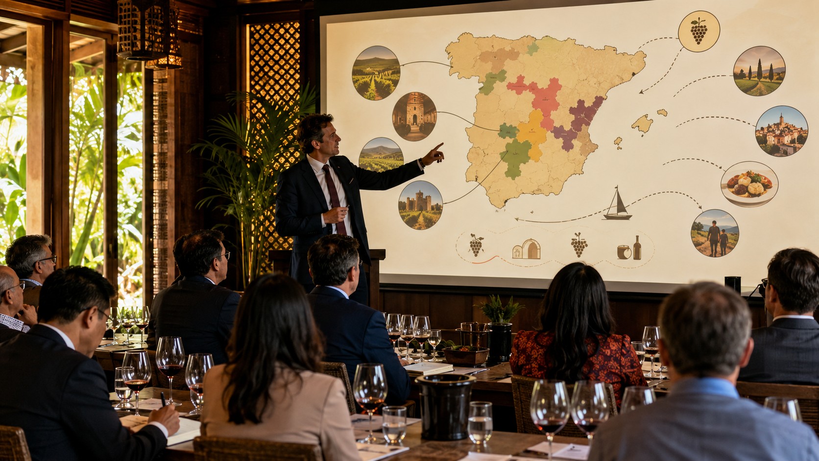CECRV EXPONE EN UN SEMINARIO DE ALTO NIVEL DE FILIPINAS EL PAPEL DE LAS DDOO COMO IMPULSORAS DEL ENOTURISMO - ilustracion