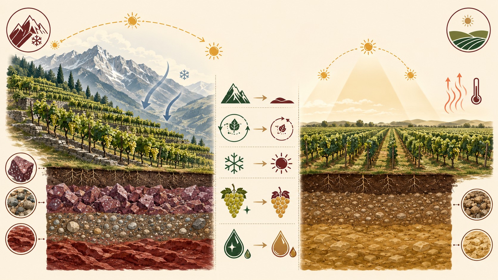 espumante italiano trentodoc diagrama explicativo