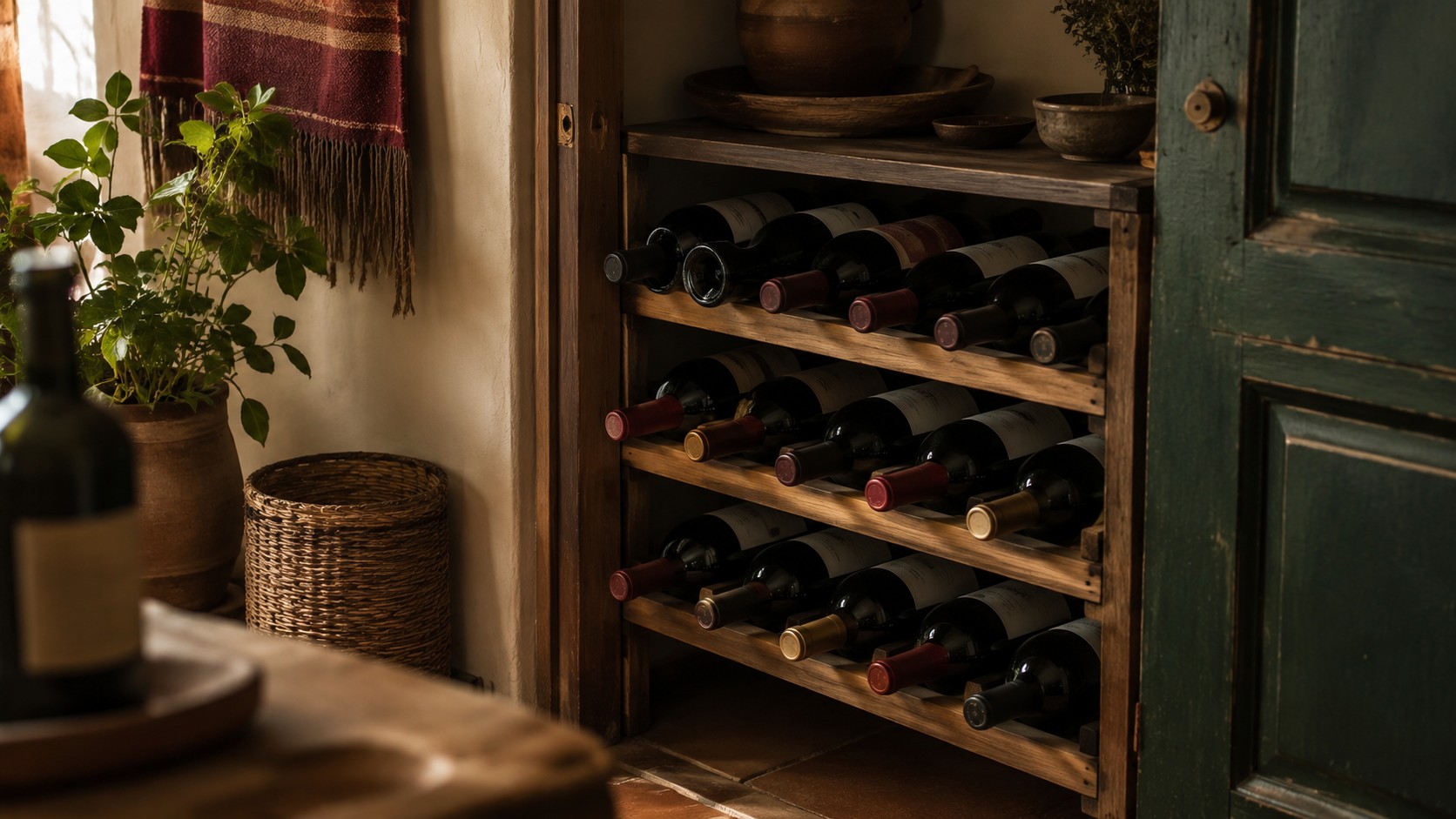 Cómo guardar vinos en casa sin bodega: 7 claves - ilustracion