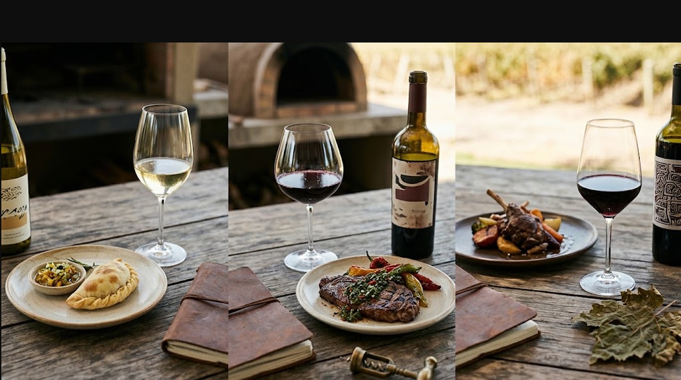 Qué comida va con cada vino argentino: guía 2026 - ilustracion