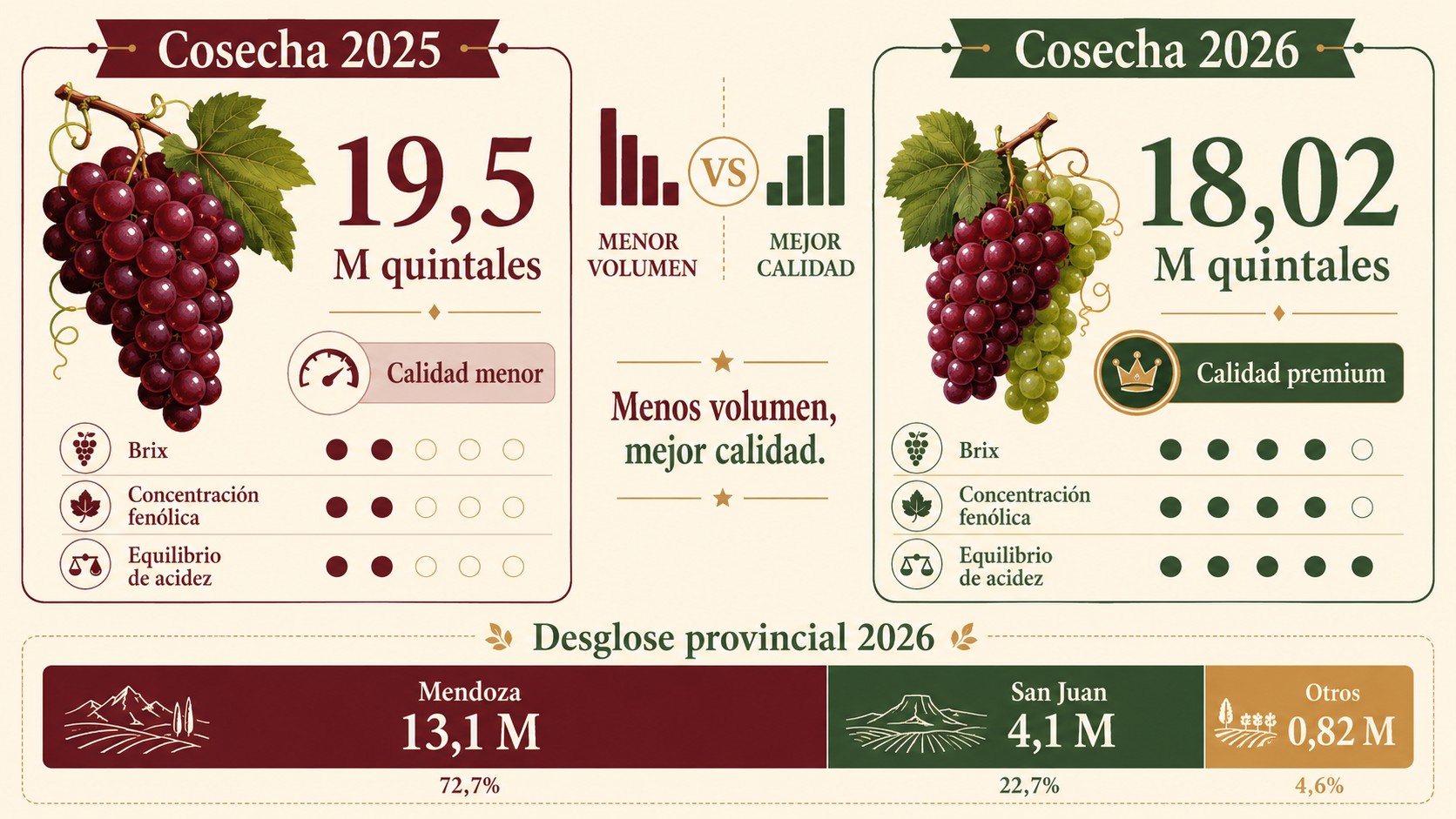 vendimia 2026 argentina diagrama explicativo