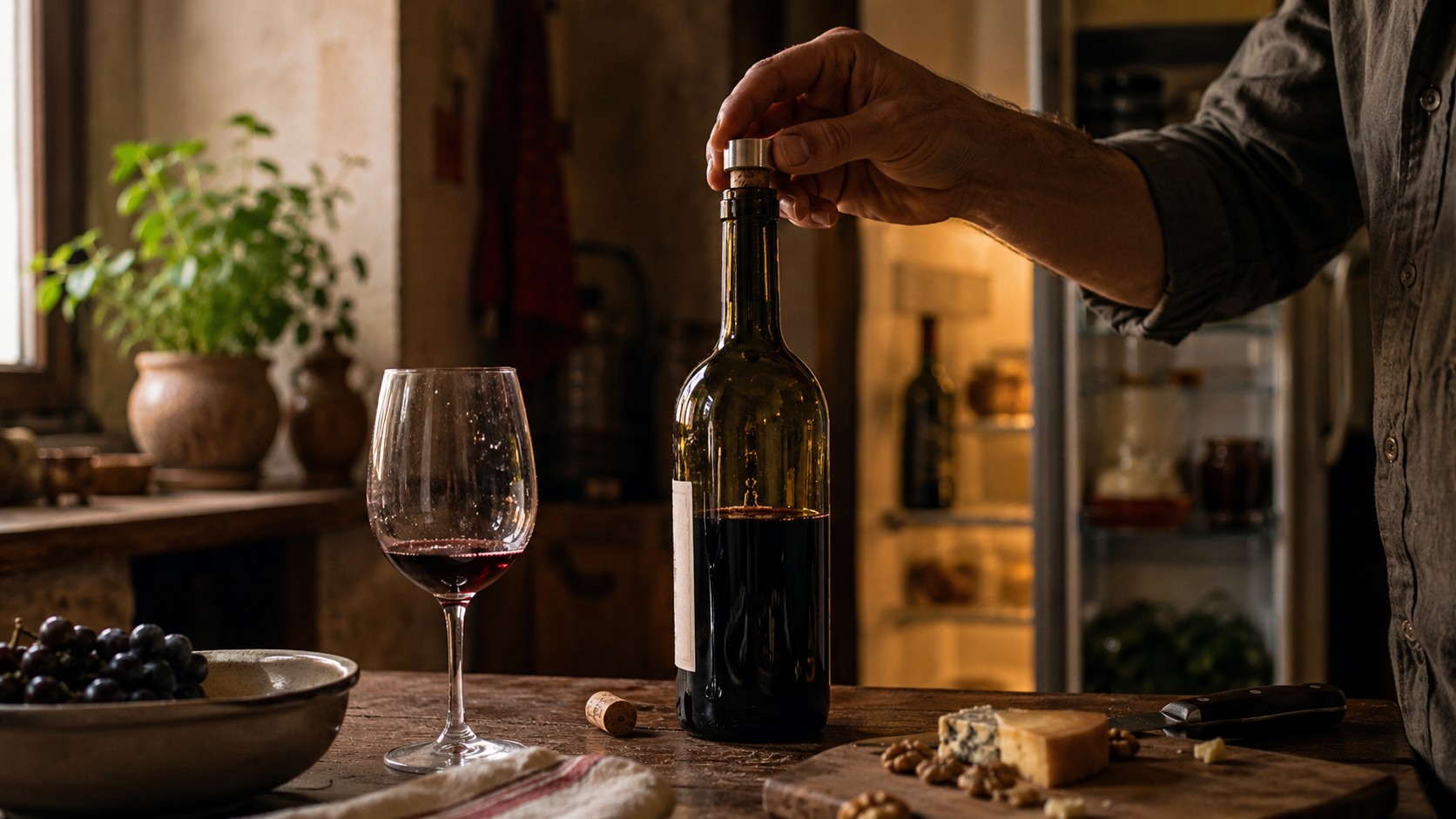 Vino abierto: cuánto dura y cómo conservarlo bien - ilustracion