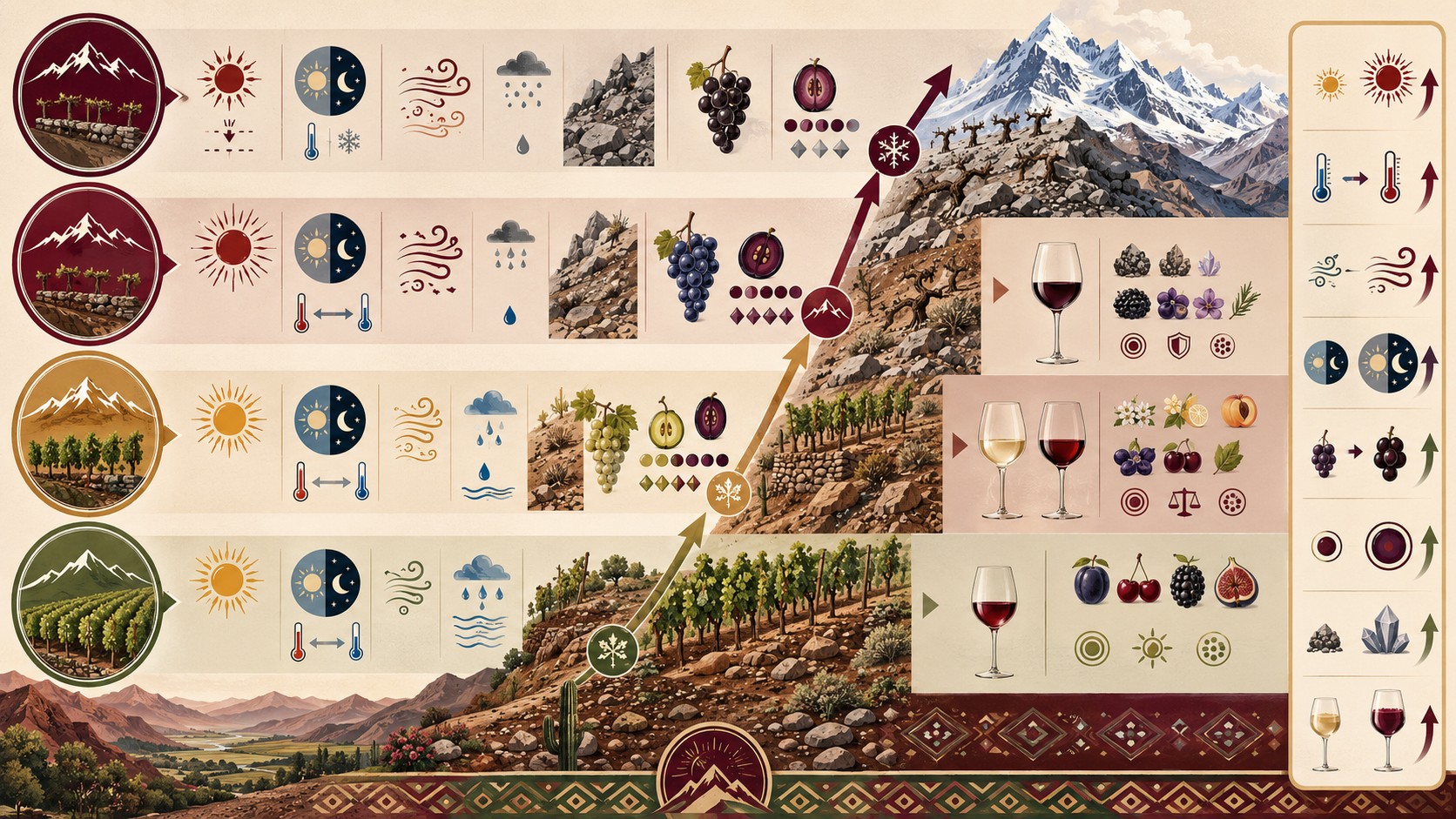 vinos de altura cafayate diagrama explicativo