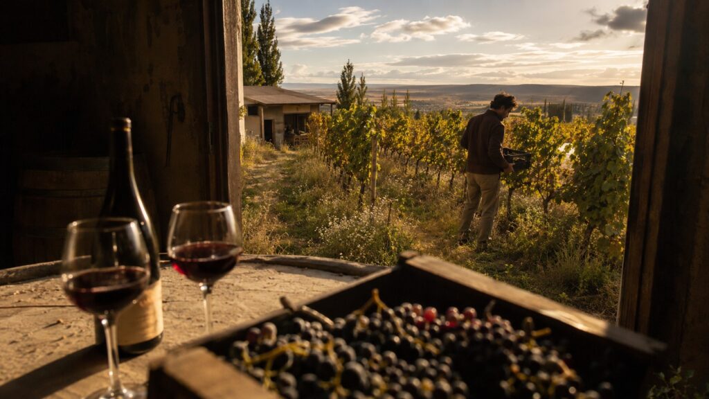 Vinos Orgánicos de la Patagonia: Guía de Bodegas Boutique - ilustracion