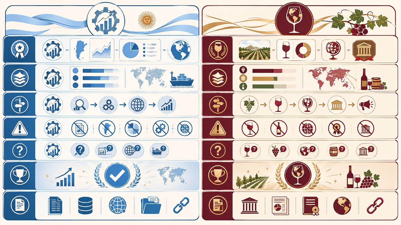 Argentina vs Wines Of Argentina: comparativa completa 2 argentina vs wines of argentina tabla comparativa