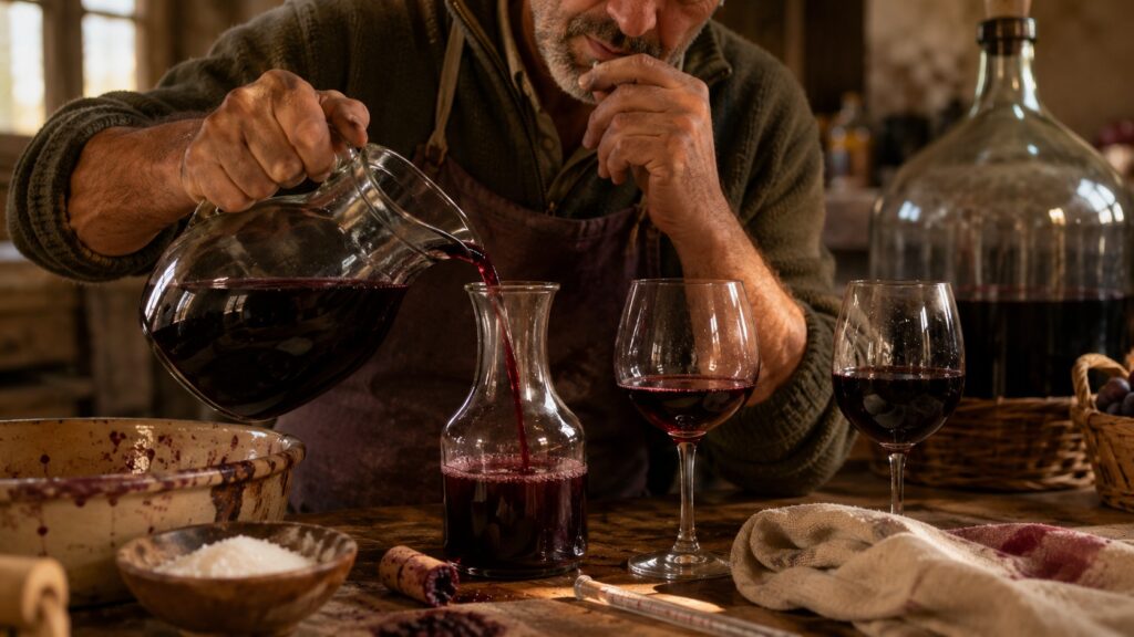 Accidentaly made my red wine way too sweet. - ilustracion