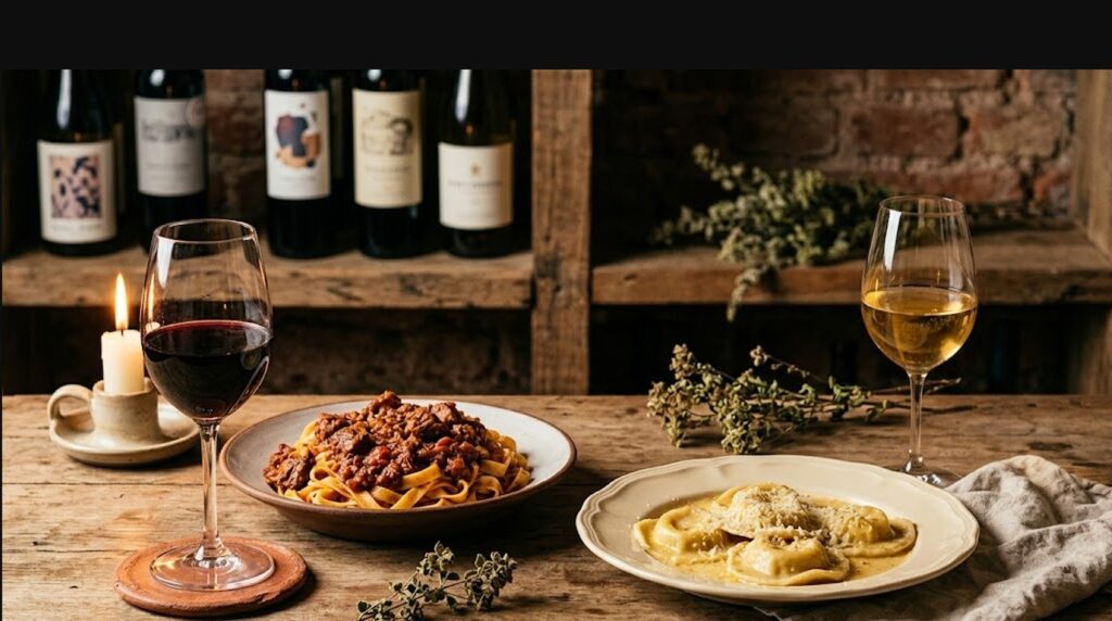 Pastas y Vinos: Guía completa para un maridaje perfecto - ilustracion