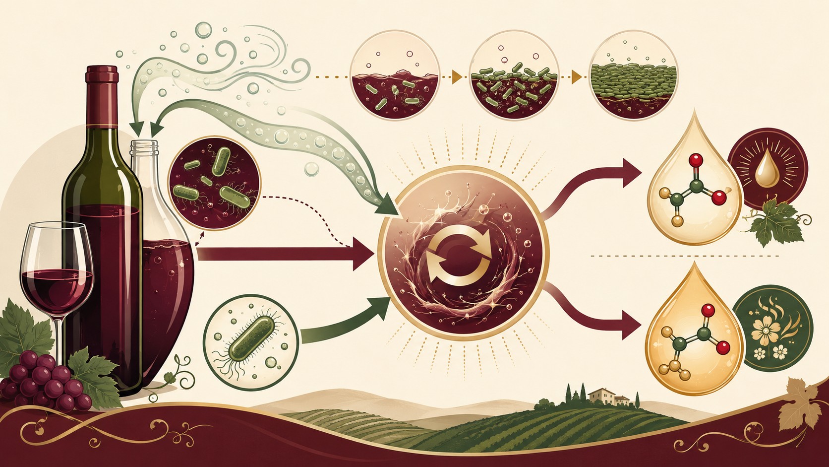 vino con sabor a vinagre diagrama explicativo
