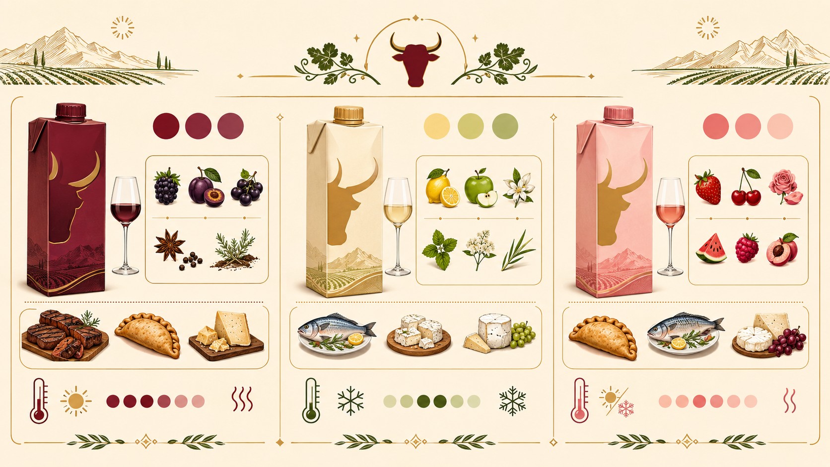 vino toro argentina diagrama explicativo
