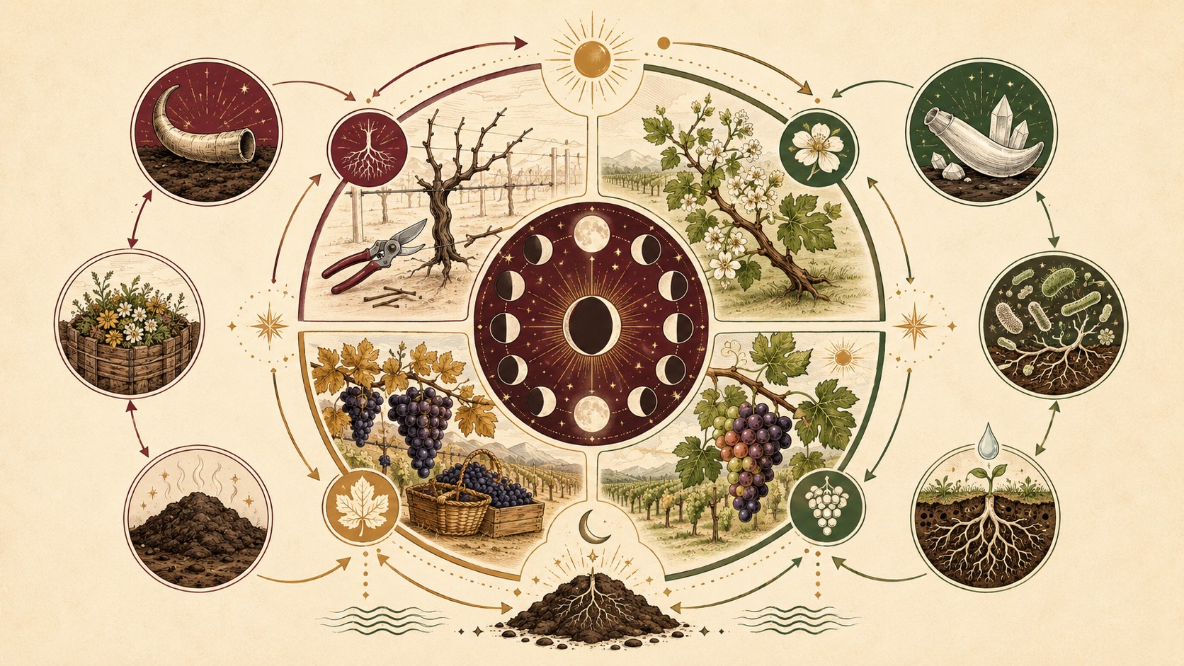 vinos biodinámicos argentina diagrama explicativo
