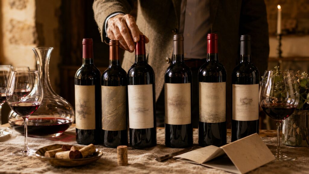 From this list of wines (Bordeaux), which do you recommend? - ilustracion