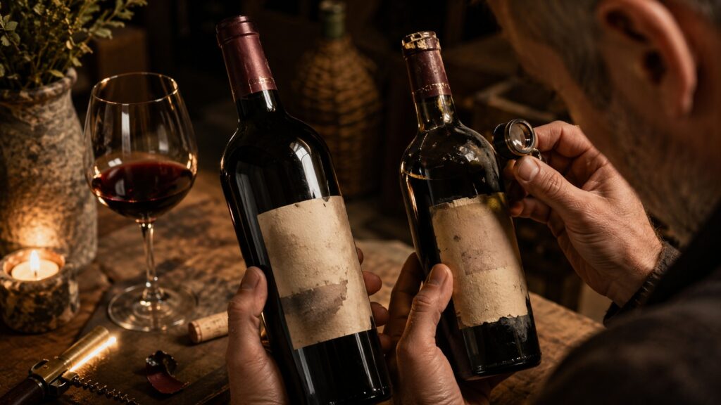Cómo detectar vino falso en 2026 - ilustracion