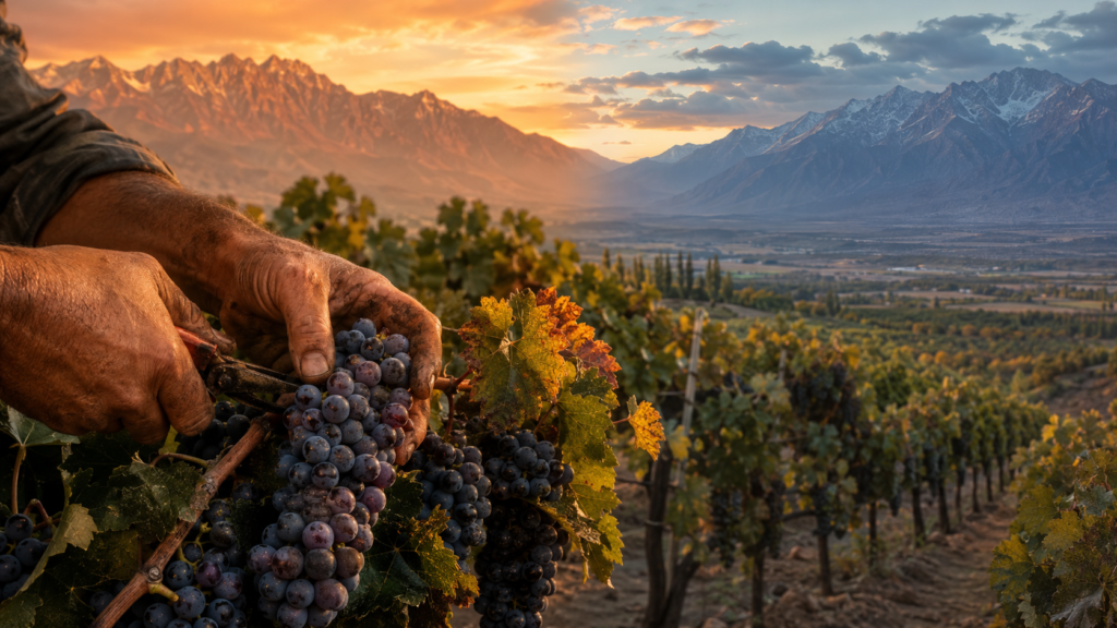 Malbec de altura: Luján vs Valle de Uco — ilustración