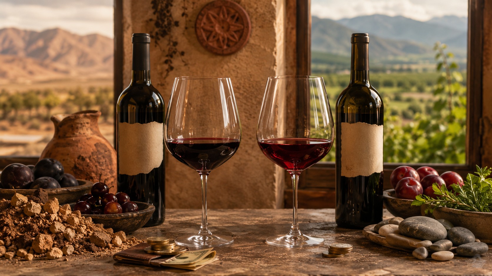 Merlot argentino vs chileno: estilo, precio y cuál elegir - ilustracion