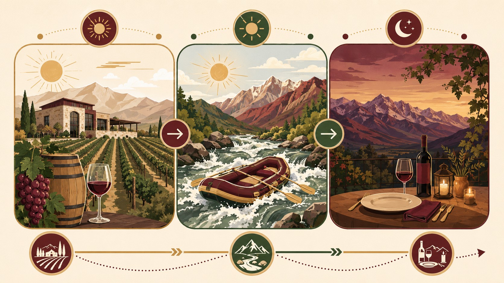 Qué hacer en Mendoza en 2026: vino, montaña y precios 1 qué hacer en Mendoza diagrama explicativo