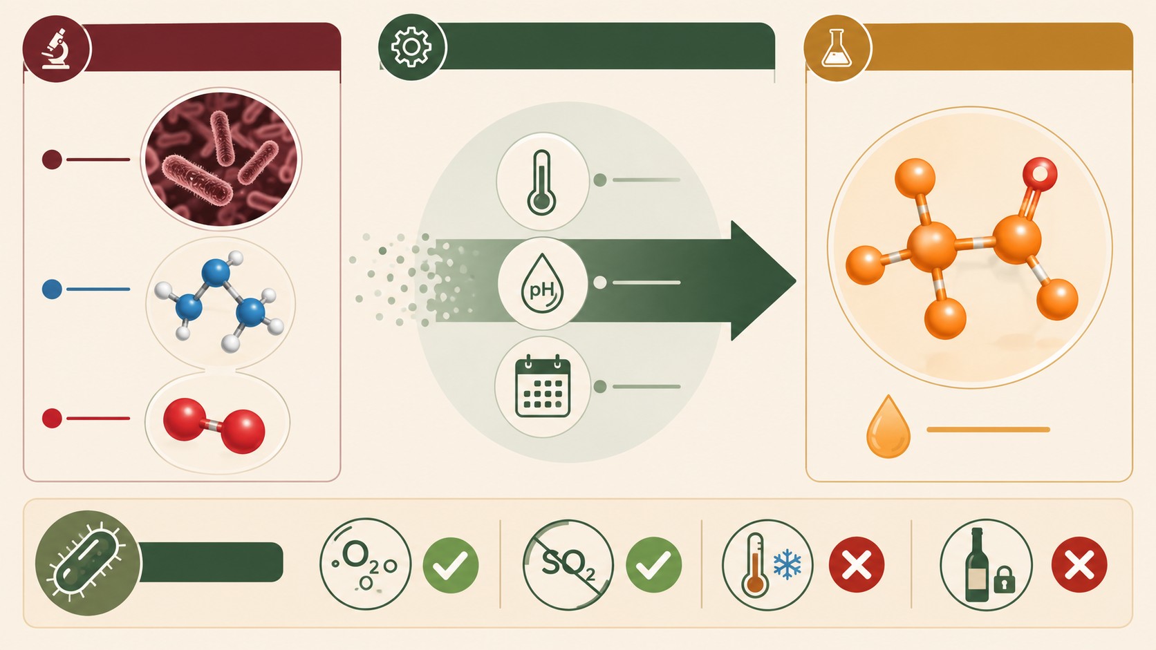Vino avinagrado: causas y qué podés hacer 1 vino avinagrado diagrama explicativo