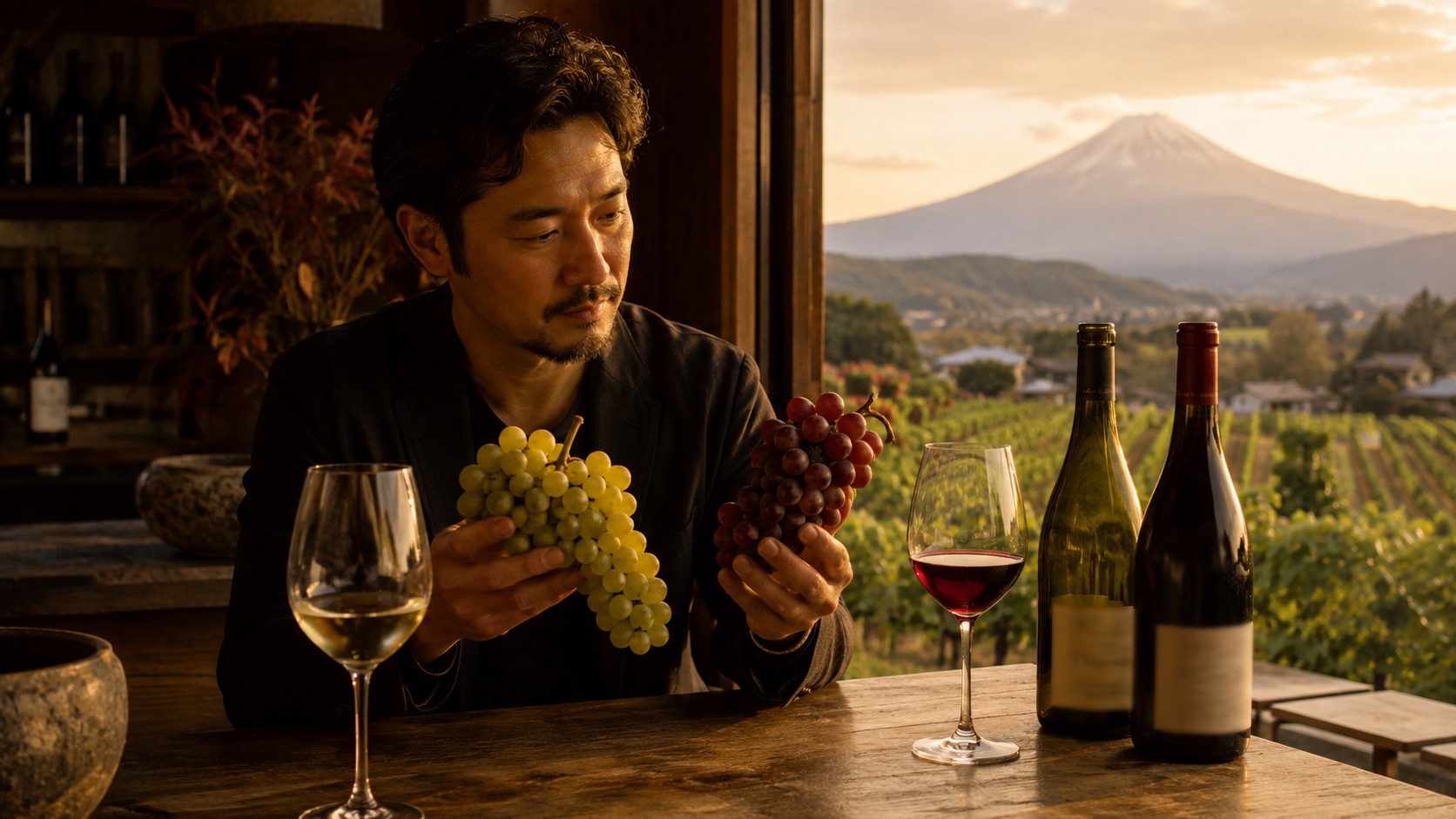 El auge del vino japonés: de 280 a 519 bodegas - ilustracion