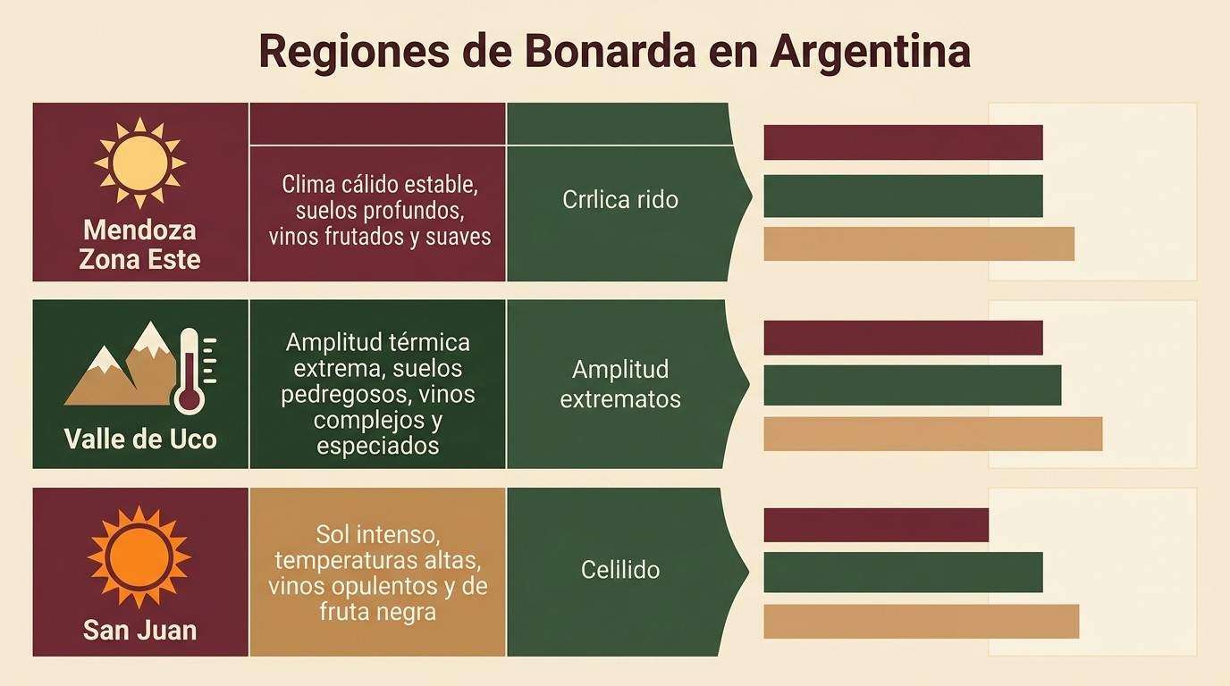 Bonarda argentina: guía de bodegas y maridaje en 2026 1 Bonarda argentina guía de bodegas y maridaje diagrama explicativo