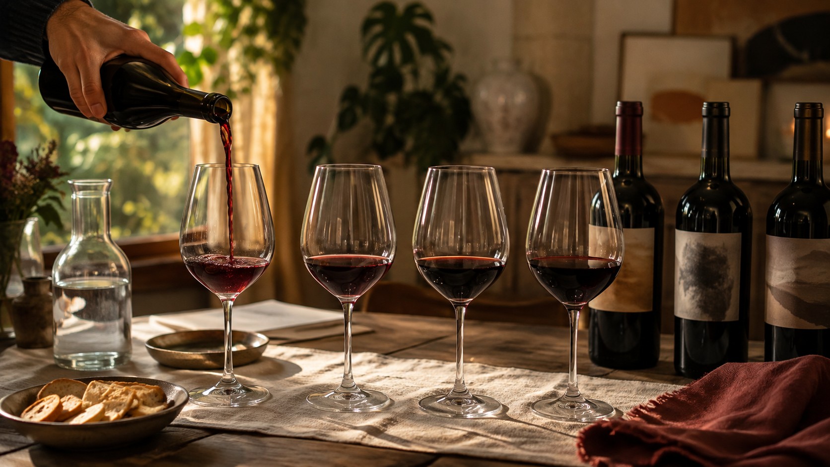 Cata vertical de Malbec: cómo organizarla en casa - ilustracion