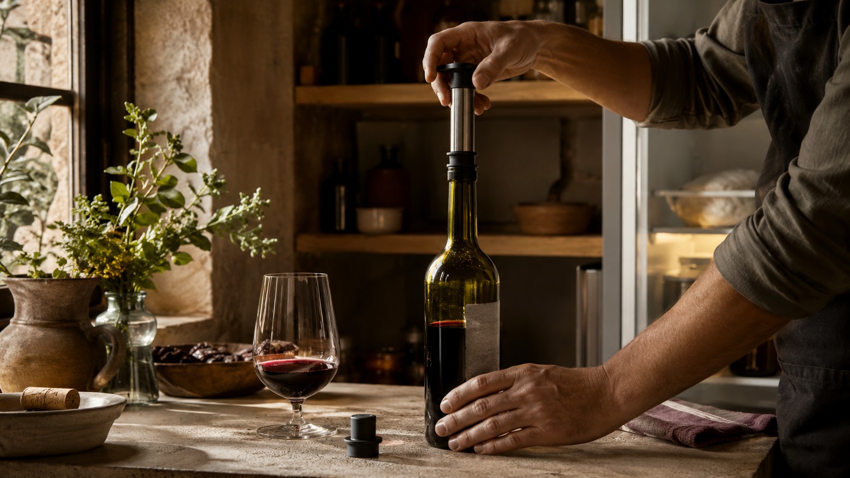Cómo guardar vino abierto y que dure más días - ilustracion