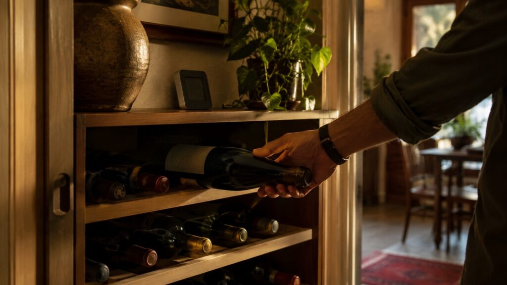 Cómo guardar vino en casa sin bodega: guía 2026 - ilustracion