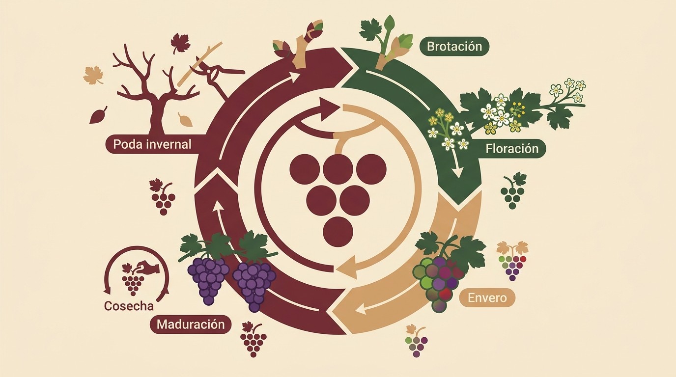 viticultura diagrama explicativo