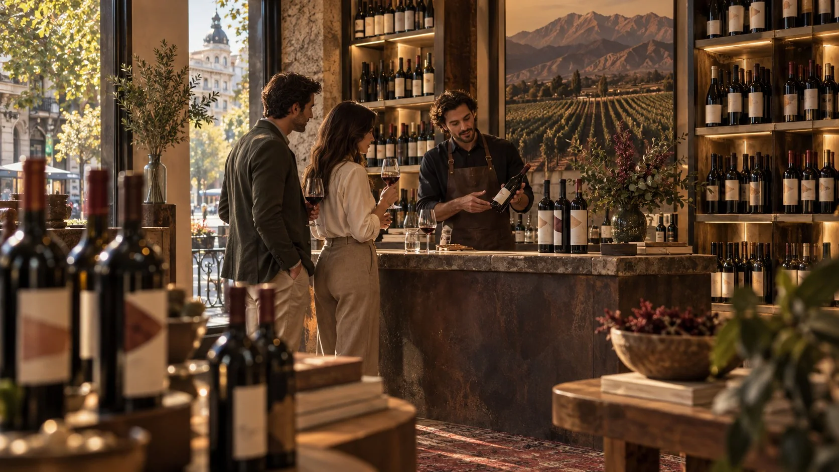 Por qué las bodegas premium abren locales propios en 2026 - ilustracion