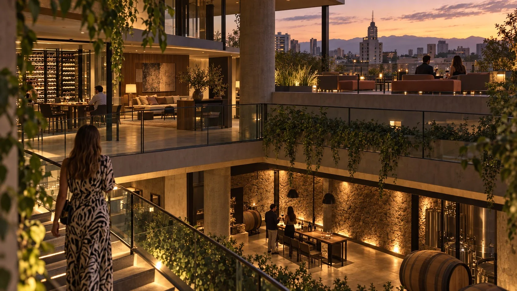 Hualta Winery Hotel: enoturismo urbano en Mendoza - ilustracion