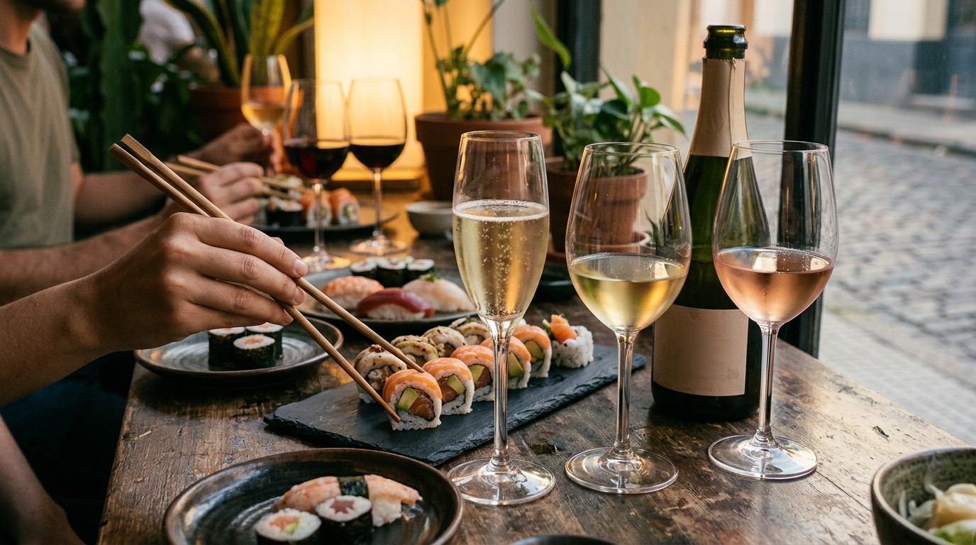 Vinos para sushi 2026: la guía que necesitás - ilustracion