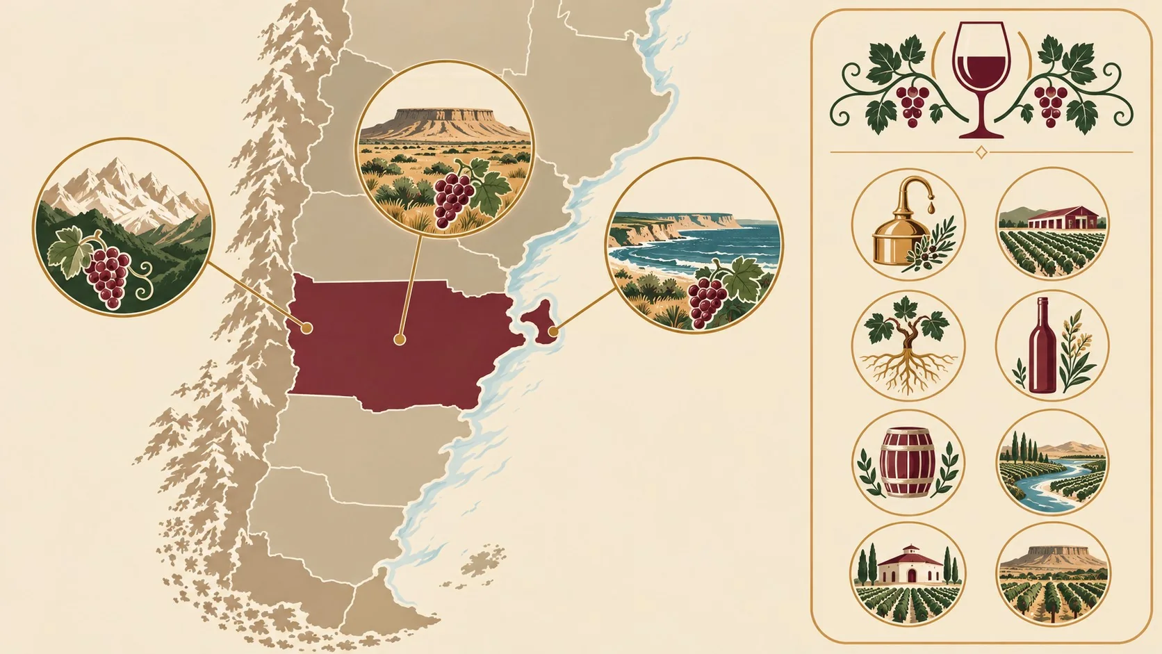 enoturismo chubut diagrama explicativo