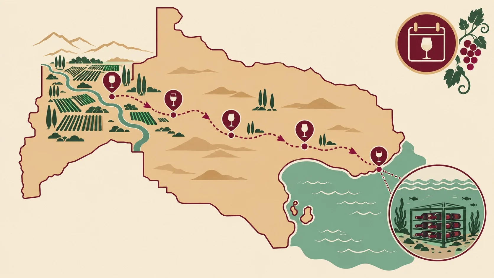 Río Negro será sede del turismo del vino en 2027 1 turismo del vino río negro diagrama explicativo