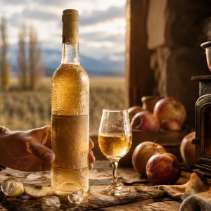 Should I avoid getting ice wine very hot? (actually ice apple wine) - ilustracion